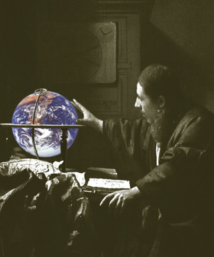 The University of Texas Library&rsquo;s first internet brand (with apologies to Vermeer), circa 1991.